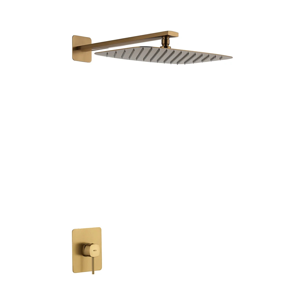 Set Monomando Empotrado Firenze Oro Cepillado Imex - principal - Imex