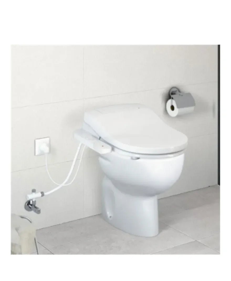 Roca Victoria Multiclean Toilette avec sortie horizontale de 35,5 cm fabriquée en porcelaine de couleur blanche