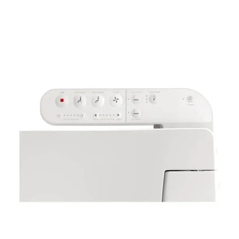 Roca Victoria Multiclean Vaso sanitário com saída horizontal de 35,5 cm fabricado em porcelana de cor branca