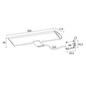 aquore_miracle_e27644ci_aplique_de_luz_led_con_tonalidad_fria_de_5700_k_y_30_cm_3