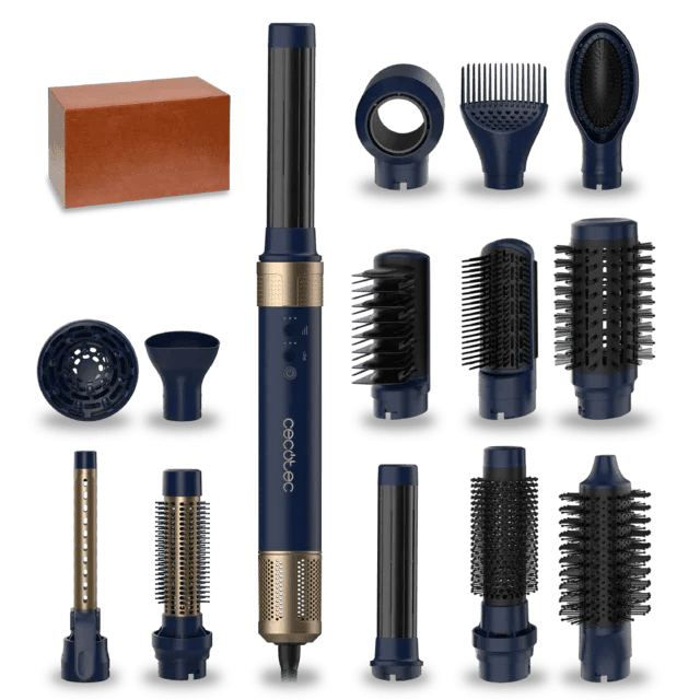 Bamba CeramicCare 14in1 AirGlam Blue Modèle multifonction avec technologie Coanda