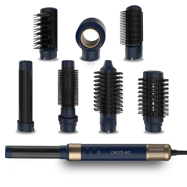 Bamba CeramicCare AirGlam Blue Modelage multifonction 8 en 1 avec technologie Coanda