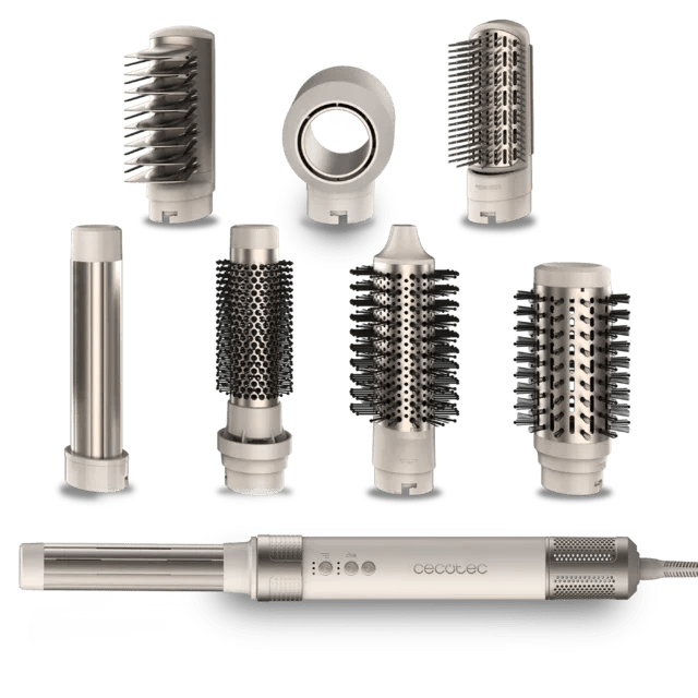 Bamba CeramicCare AirGlam Aluminum Modelage multifonction 8 en 1 avec technologie Coanda