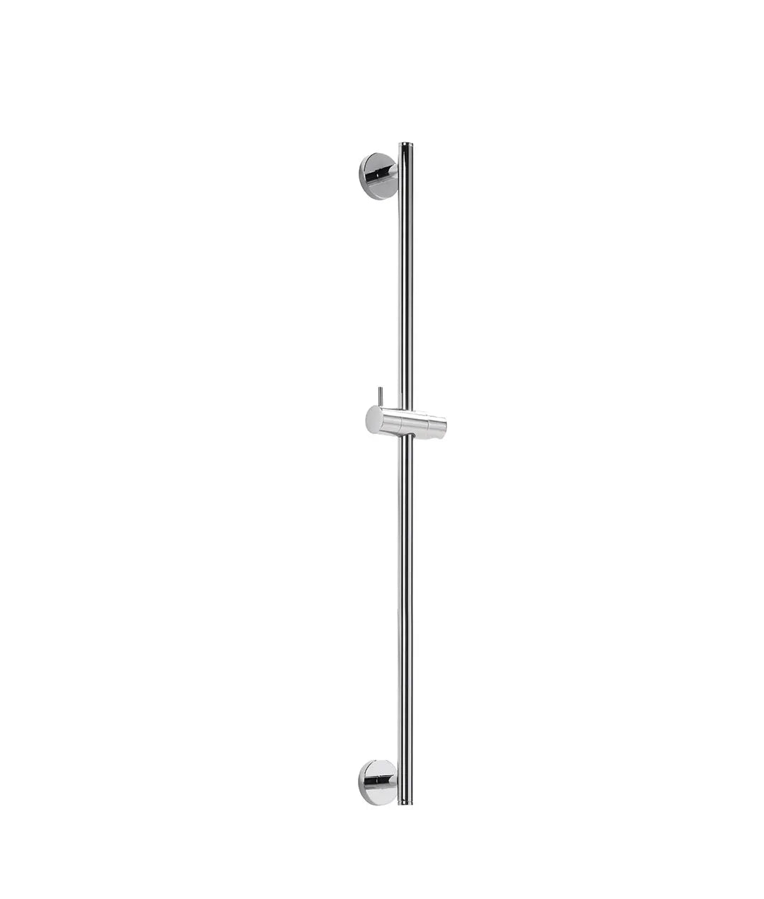 Barra deslizante de ducha de latón con acabado cromado y soporte orientable Minimal Tres 0