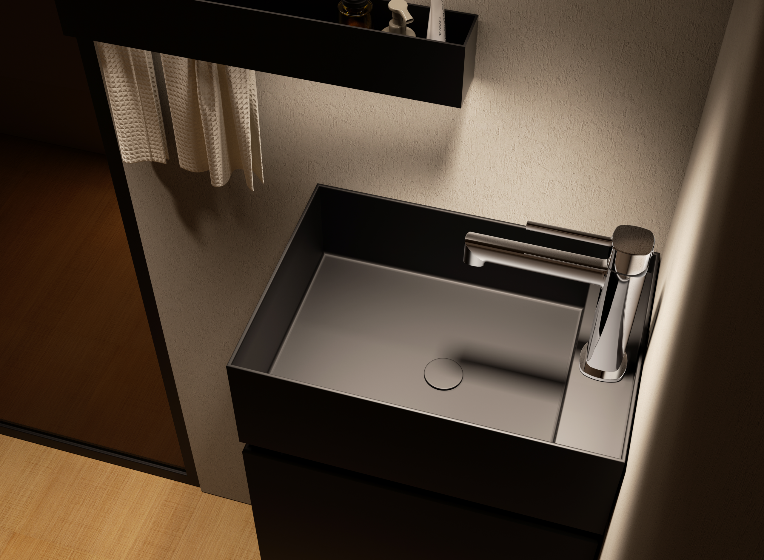 Monomando Lavabo Toscana Imex Cromo en ambiente