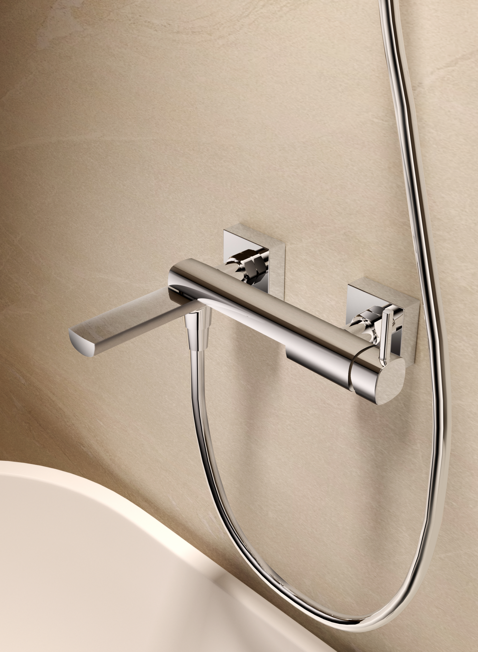 Kit Baño/Ducha Monomando Toscana Black Gun Metal Imex Black gun metal en ambiente