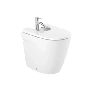 ROCA ONA A357687000 Bidé compacto de pie hecho en porcelana de 36 cm con un acabado en color blanco - MerkiMarket