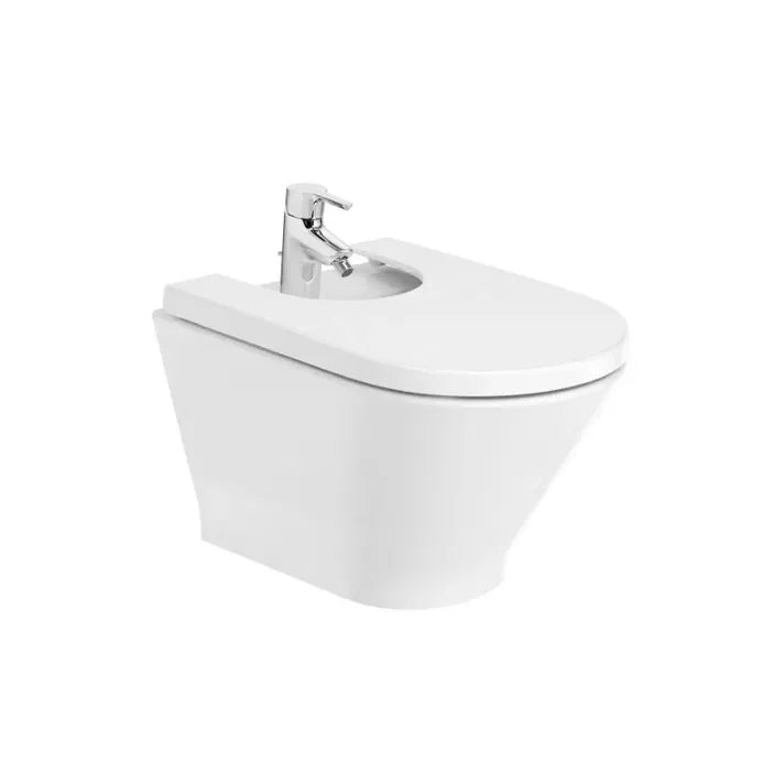 ROCA THE GAP A3570N6000 Bidé para instalación suspendida hecho en porcelana con acabado color blanco Round - MerkiMarket