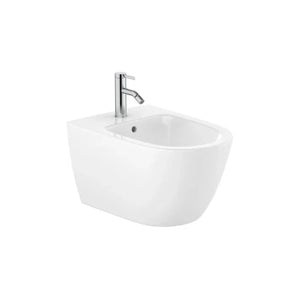ROCA ONA A357685000 Bidé suspendido hecho en porcelana de 36 cm con un acabado en color blanco - MerkiMarket