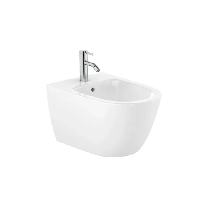 ROCA ONA A357685000 Bidé suspendido hecho en porcelana de 36 cm con un acabado en color blanco - MerkiMarket