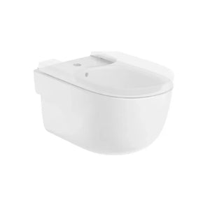 ROCA MERIDIAN A357248000 Bidé suspendido de porcelana de 36 cm con un acabado en color blanco - MerkiMarket
