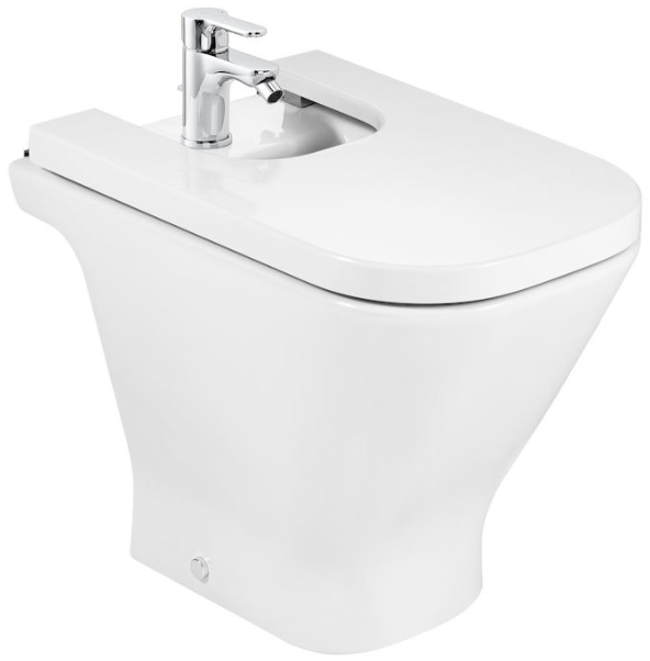 Bidé de Porcelana con Un Agujero de Grifería The Gap Square 35 cm Blanco Roca - Vista 2