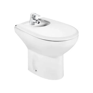 ROCA VICTORIA A355394000 Bidet con un agujero para grifería de 35,5 cm fabricado en porcelana de color blanco - MerkiMarket