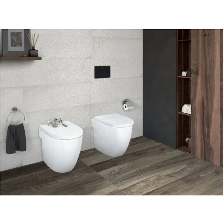 ROCA MERIDIAN A357247000 Bidet de forma compacta de 36 cm fabricado en porcelana de color blanco - MerkiMarket