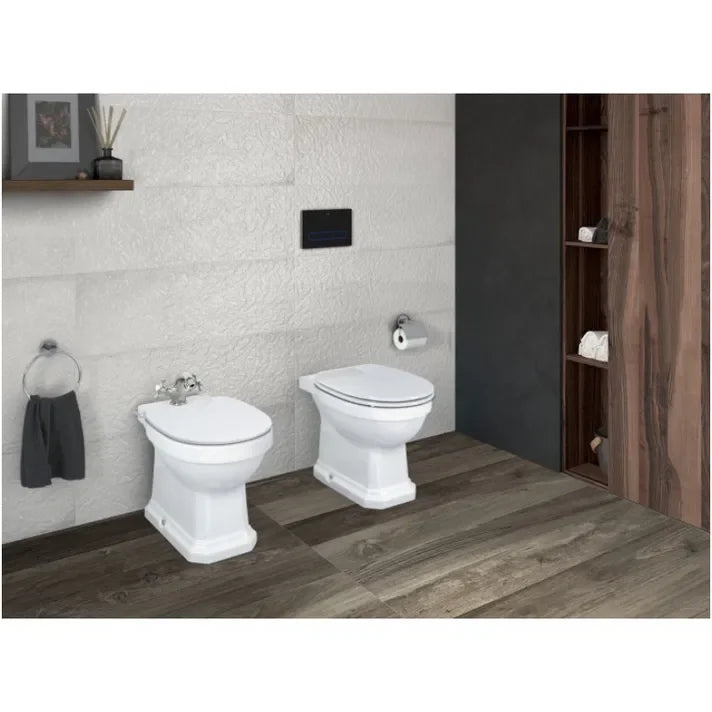 ROCA CARMEN A3570A4000 Bidet de suelo con juego de fijación de 37 cm fabricado en porcelana - MerkiMarket