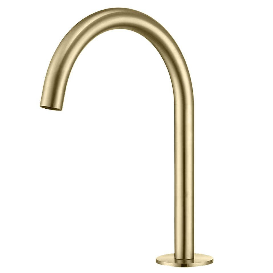 Caño de grifo acabado oro mate estilo moderno resistencia duradera instalacion sencilla compatibilidad universal Aragón de Valaz 0