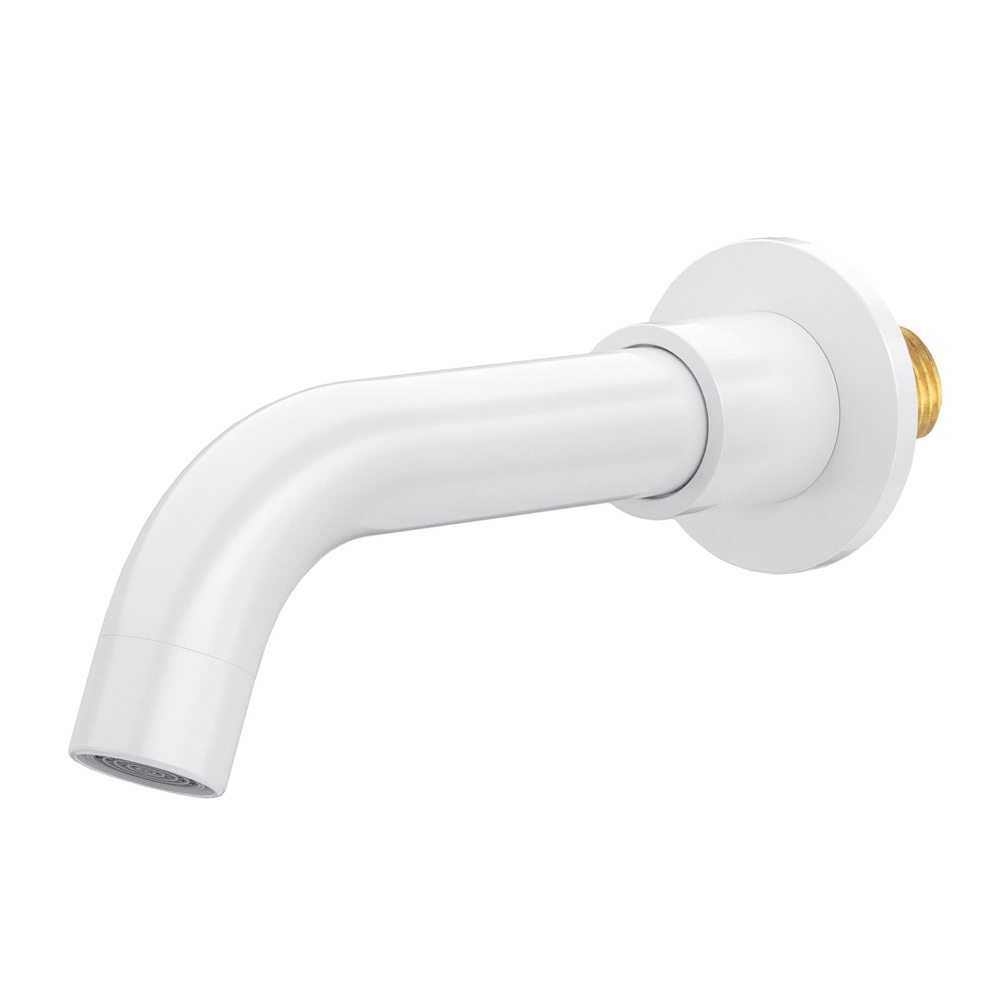 Caño redondo 15 cm blanco con rosca 1/2 pulgada de Valaz 0