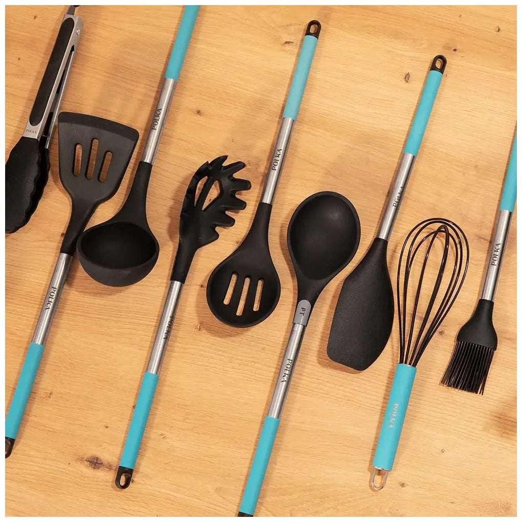 cecotec_01186_set_de_utensilios_de_cocina_de_silicona_negro_con_holder_y_mango_de_acero_4