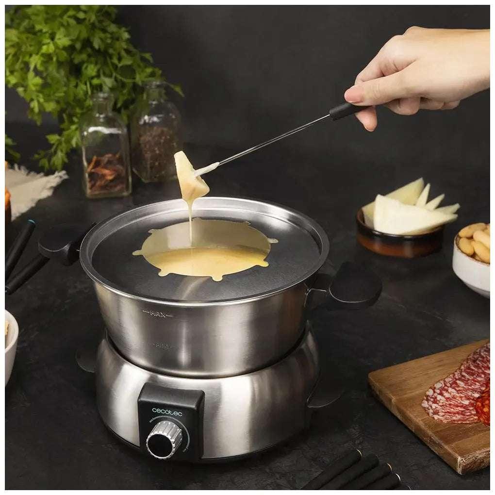 cecotec_08018_fondue_eléctrica_1000w:_disfruta_queso__chocolate_y_aceite_con_estilo_y_facilidad_2
