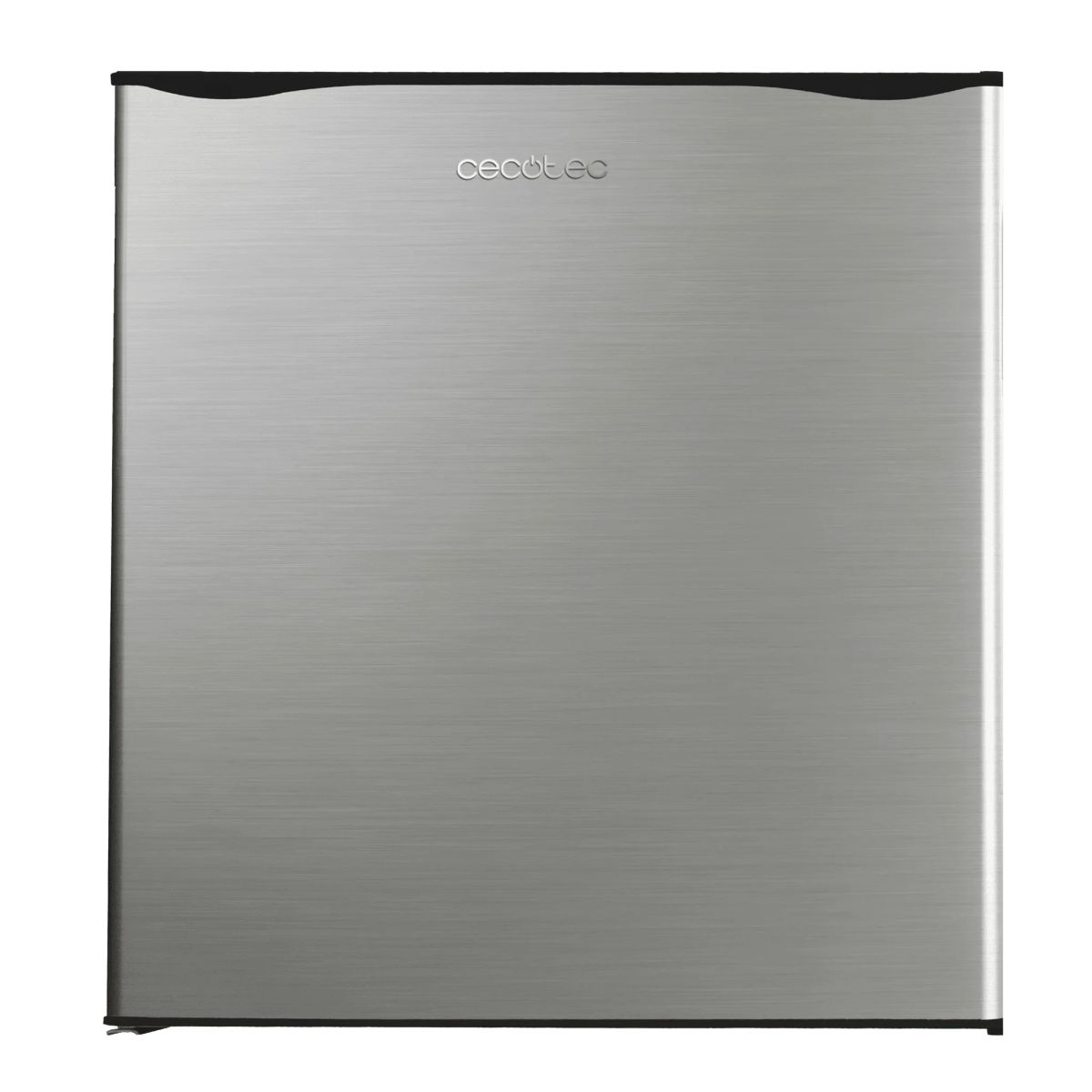 Mini frigo inox GrandCooler 20000 SilentCompress 46 L avec congélateur porte réversible classe énergétique E Cecotec