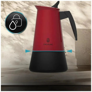 cecotec_00111_cafetera_italiana_piccolina_200_red:_elegancia_y_calidad_para_2_tazas_de_café_4