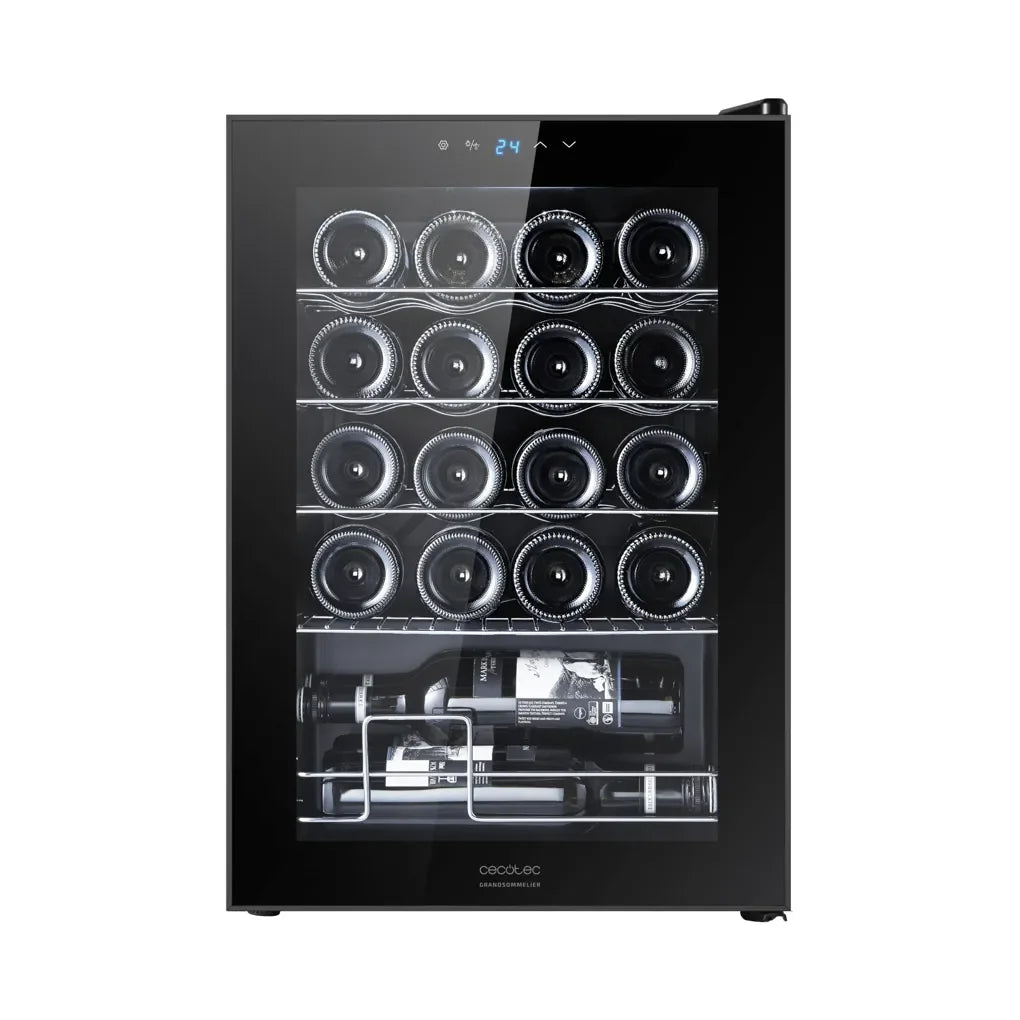 cecotec_00122_vinoteca_bolero_grandsommelier_2050:_20_botellas__compresor_silencioso_y_táctil_1
