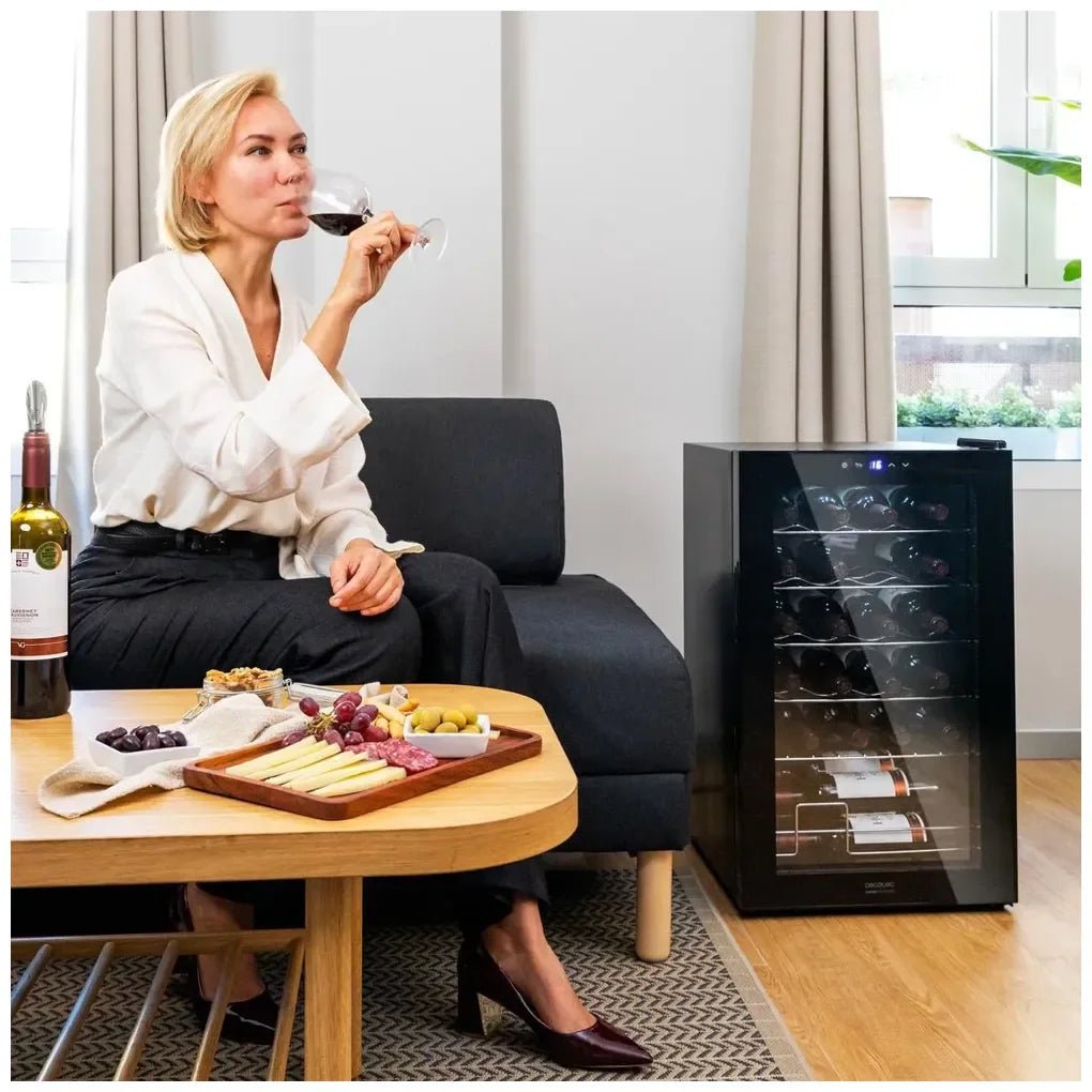 cecotec_00124_vinoteca_bolero_grandsommelier_2450_black:_elegancia_y_rendimiento_para_24_botellas_5