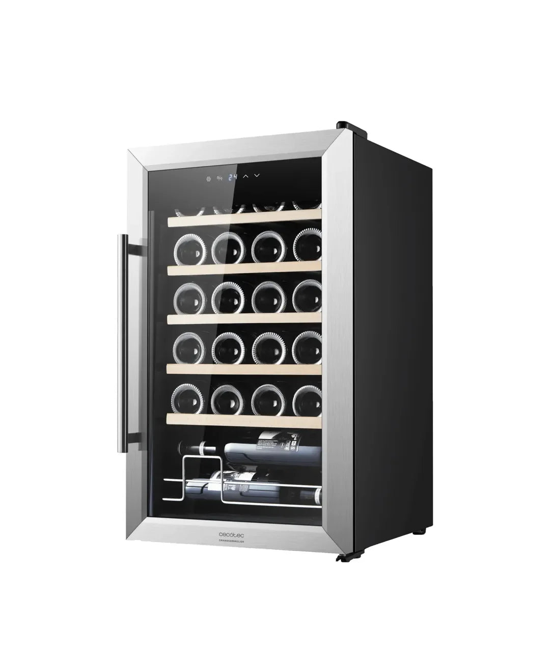 cecotec_00125_vinoteca_inoxidable_de_alto_rendimiento_para_24_botellas_con_control_táctil_0