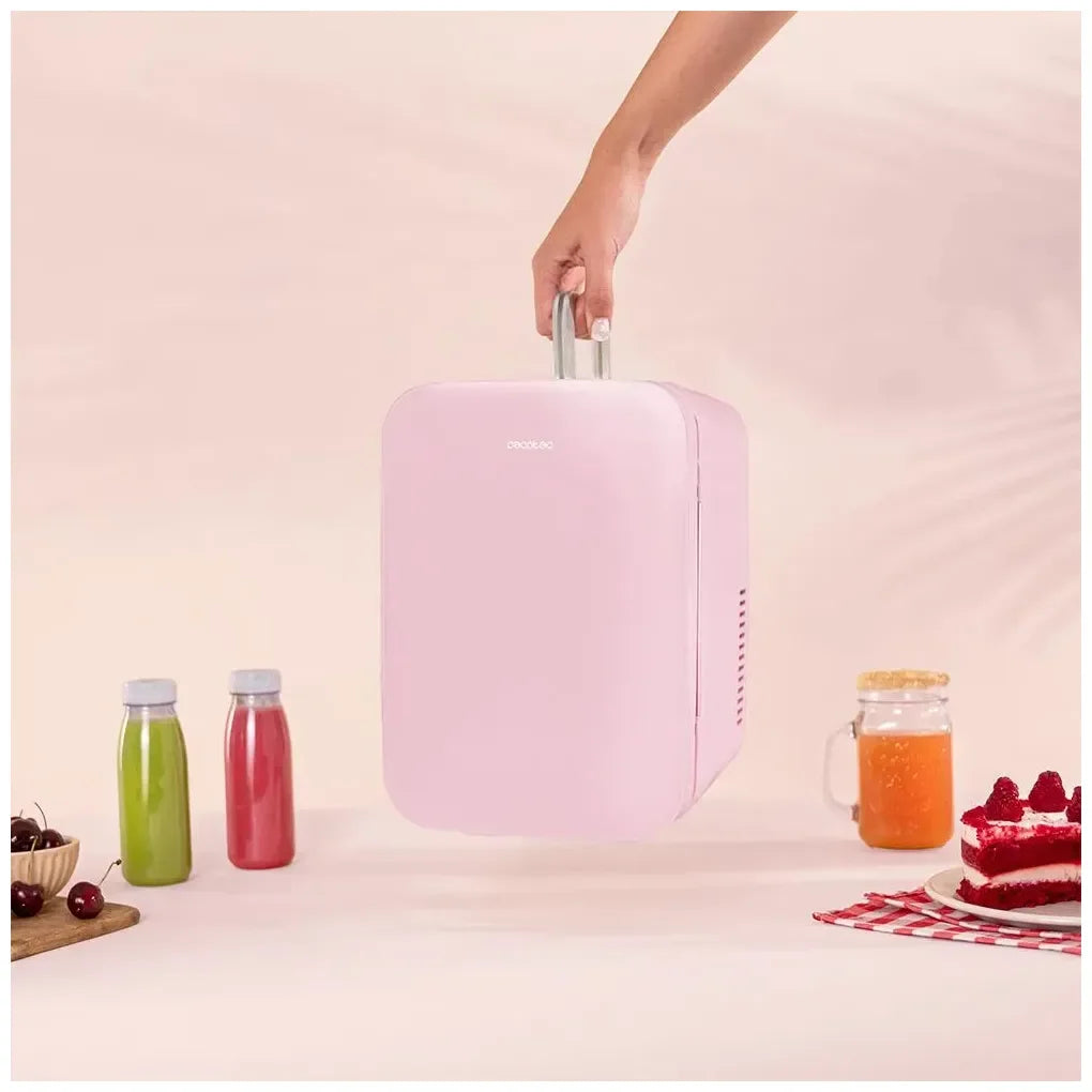 cecotec_00147_mini_frigorífico_portátil_6l_rosa:_enfría_y_calienta_para_hogar_y_viajes_8