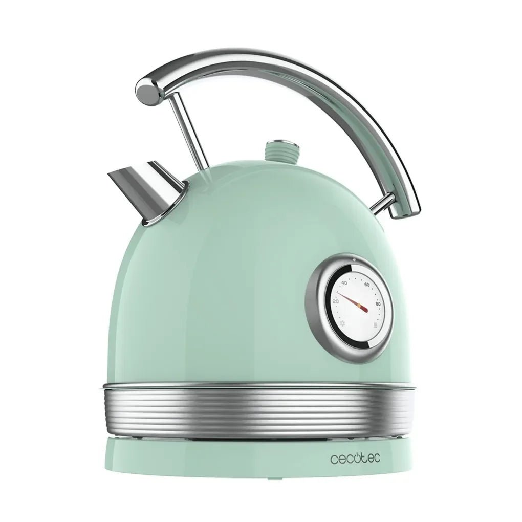 cecotec_01483_hervidor_eléctrico_vintage_1.8l__2200w__verde_con_medidor_de_temperatura_1
