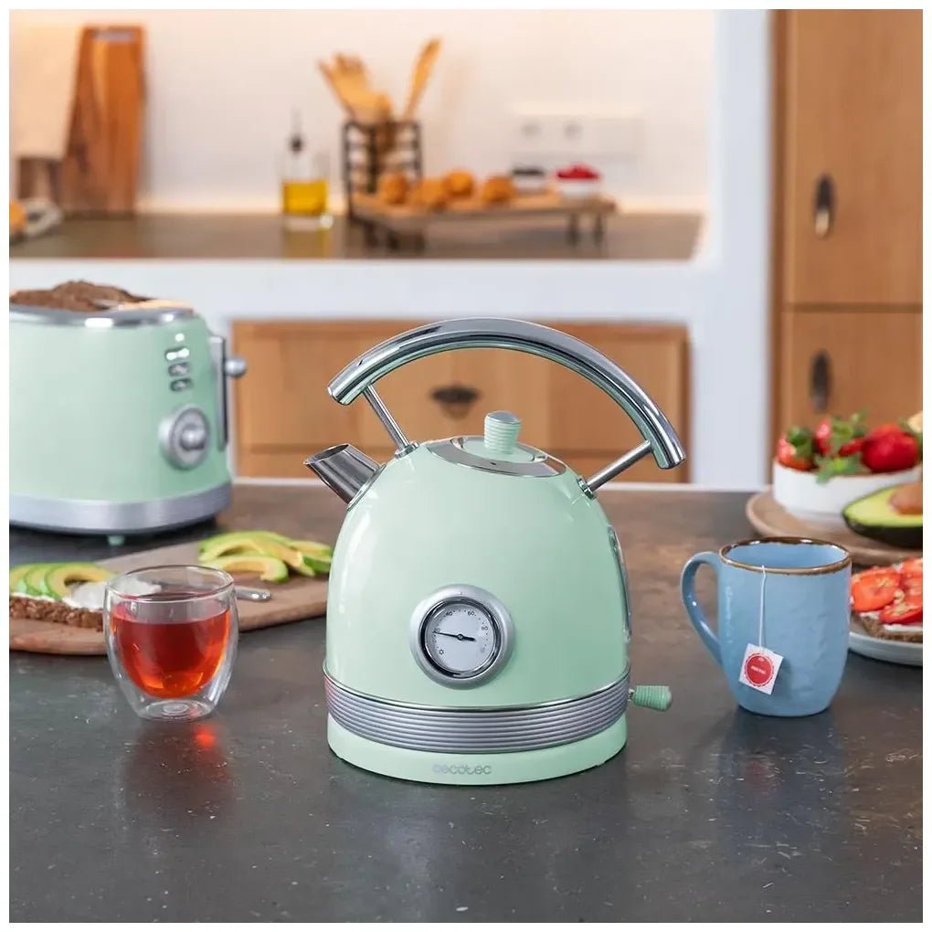 cecotec_01483_hervidor_eléctrico_vintage_1.8l__2200w__verde_con_medidor_de_temperatura_2