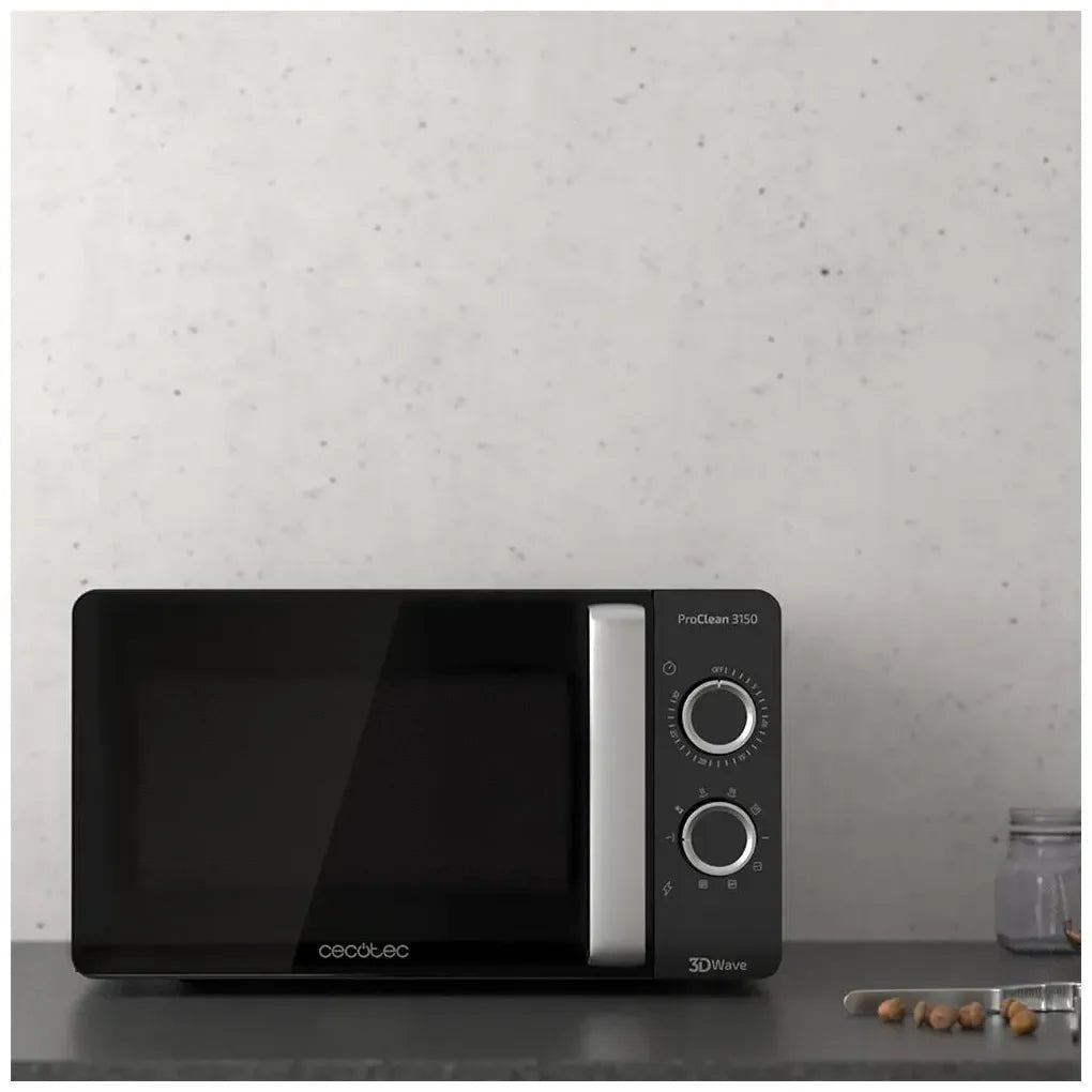 cecotec_01529_microondas_plateado_700w_con_grill__tecnología_3dwave_y_diseño_espejo_20l_2