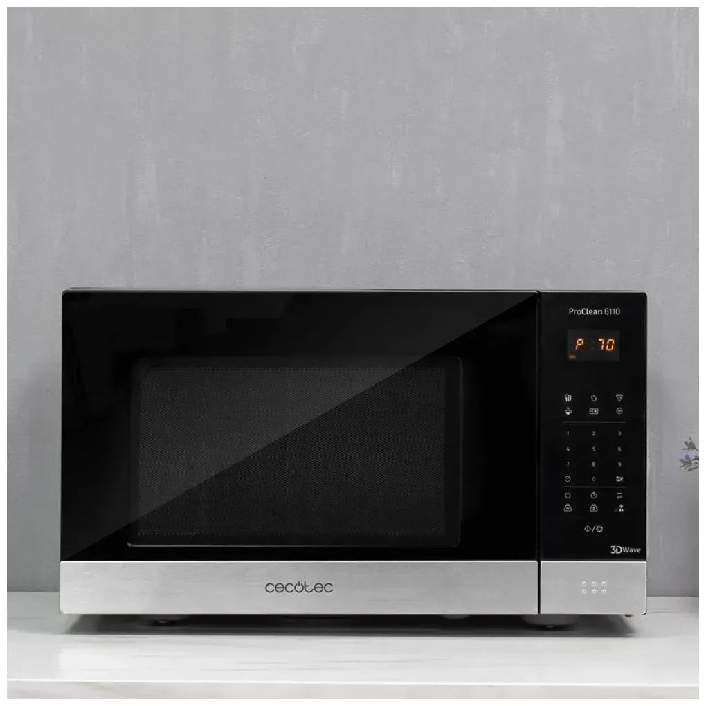 cecotec_01537_microondas_proclean_6110:_potencia__elegancia_y_limpieza_fácil_para_tu_cocina_3