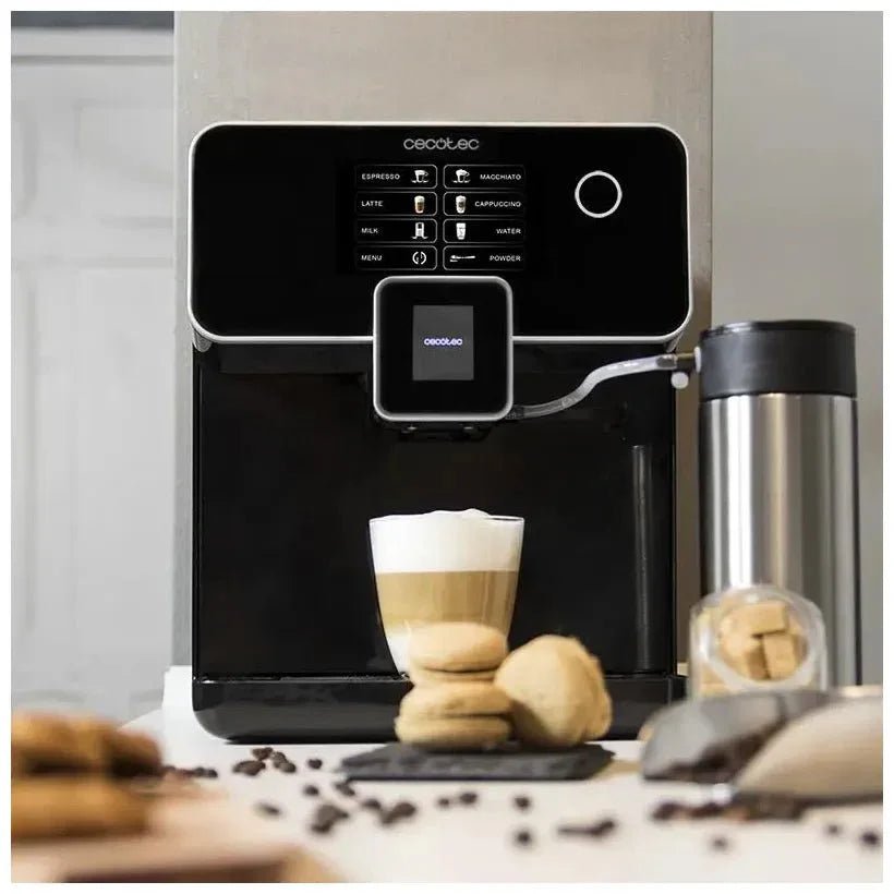 cecotec_01642_cafetera_superautomática_con_pantalla_táctil_y_depósito_de_leche__19_bares_de_presión_5