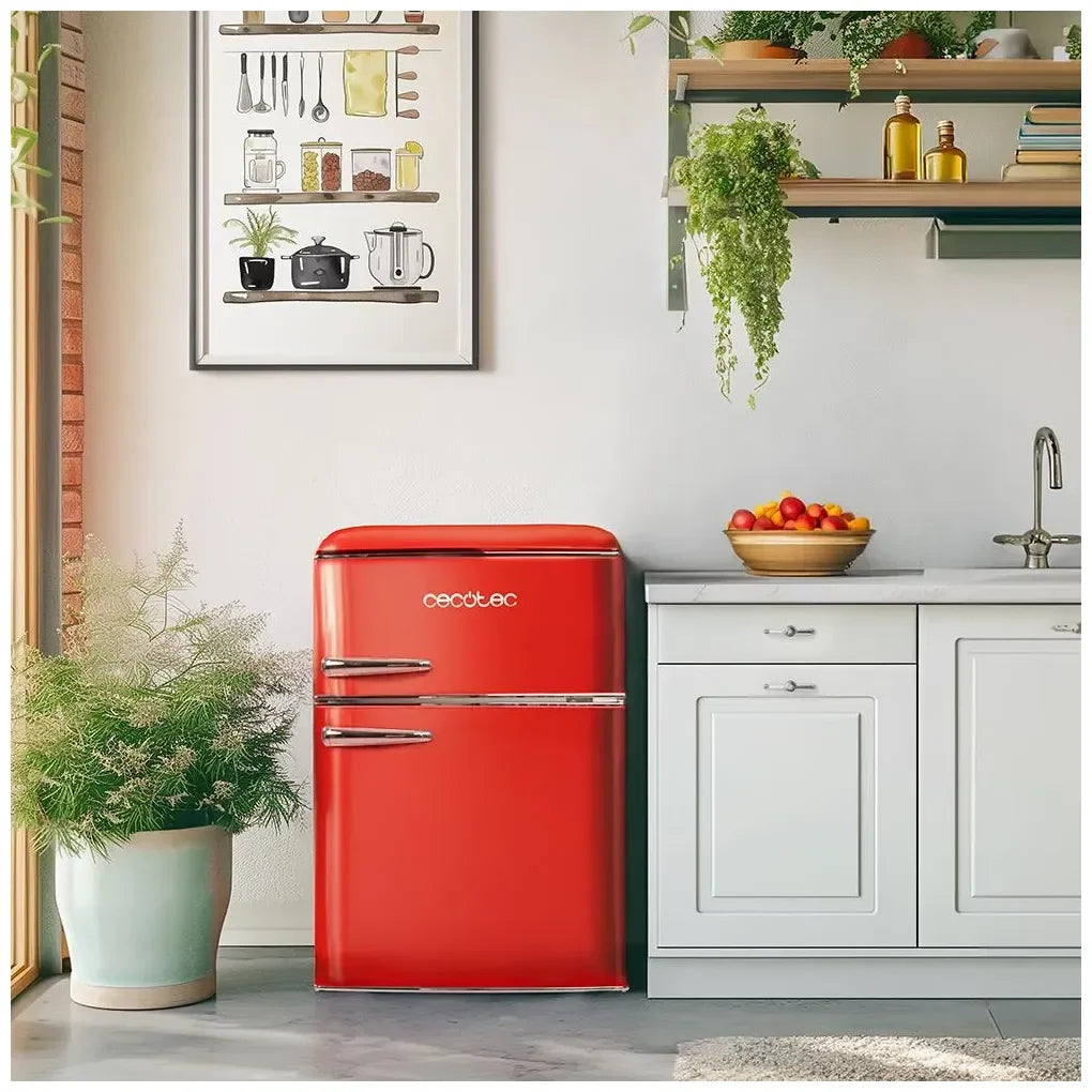 cecotec_01895_mini_frigorífico_retro_rojo_86l_con_luz_led_y_diseño_vintage_3