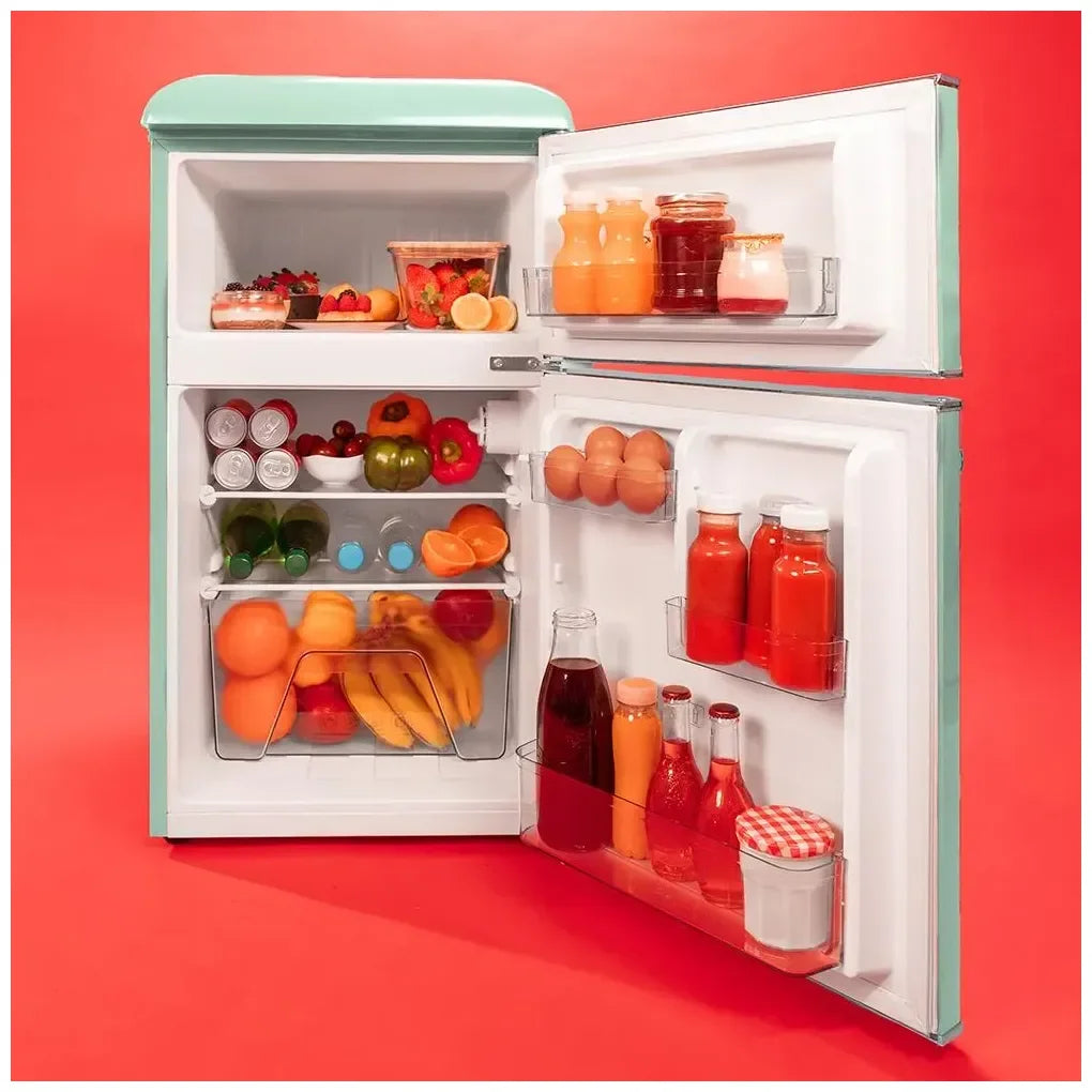 cecotec_01899_mini_frigorífico_retro_verde_86l_con_luz_led_y_diseño_vintage_eficiente_5