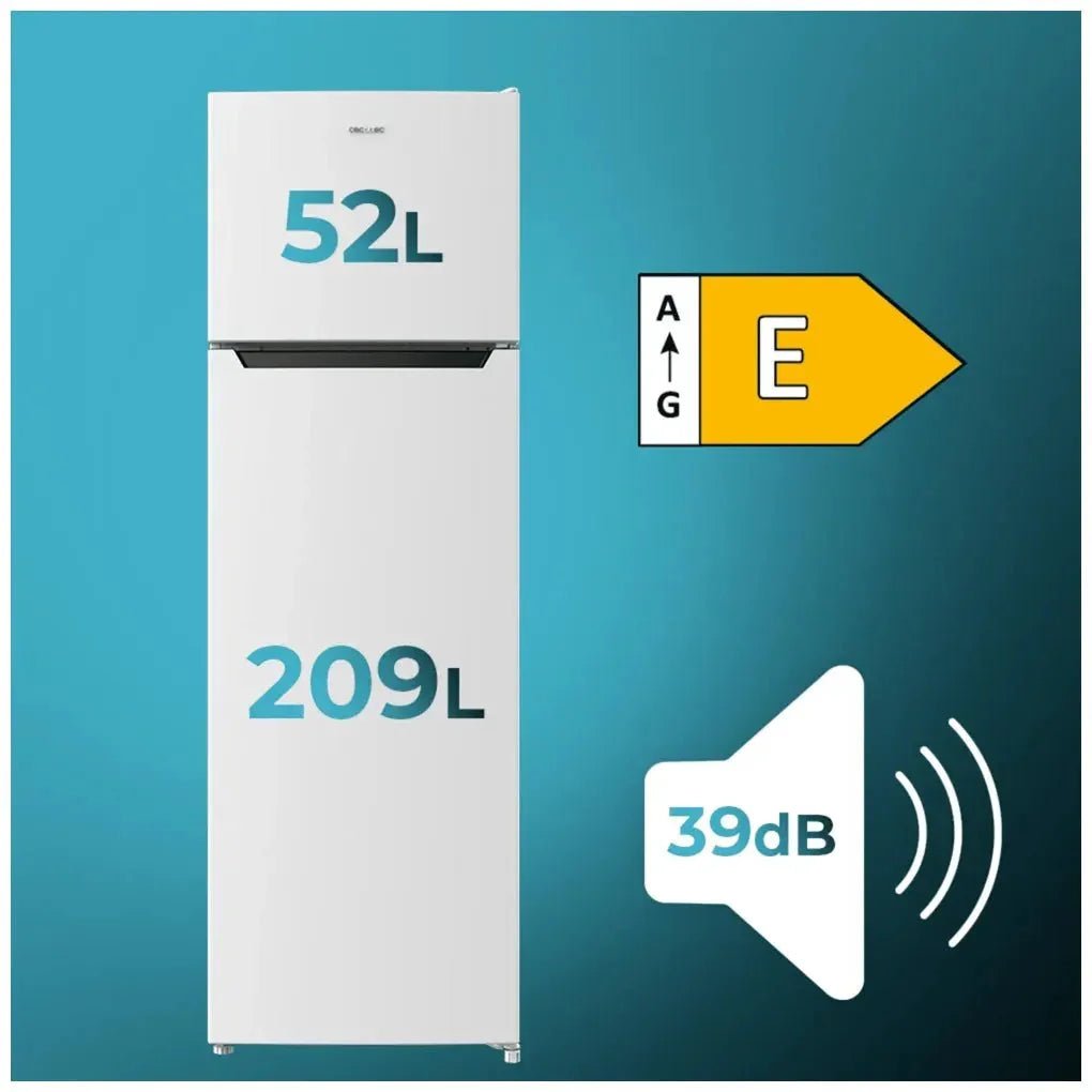 cecotec_01963_frigorífico_de_dos_puertas_blanco__261l__clase_e__fast_freezing_y_puerta_reversible_3