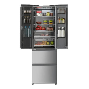 cecotec_02085_frigorífico_inox_400l_nofrost_con_diseño_4_puertas_y_compresor_inverter_eficiente_6