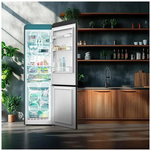 cecotec_02095_frigorífico_combi_retro_negro_250l_no_frost_con_multi_air_flow_y_fast_cooling_11