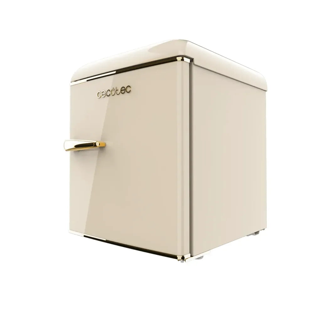 cecotec_02129_mini_frigorífico_retro_beige_45l_con_icebox_y_tirador_gold_rose__clase_e_3