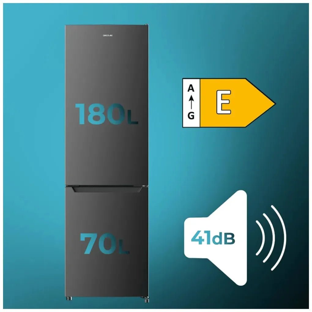 cecotec_02137_frigorífico_combi_inox_oscuro_250l:_eficiencia_total_no_frost_y_multi_air_flow_3
