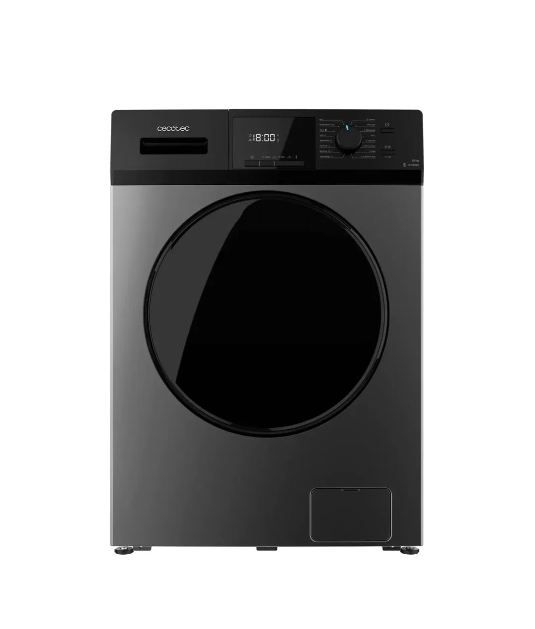 cecotec_02179_lavadora_inverter_steel_10kg__1400rpm__clase_a__16_programas__vapor_y_cuidado_alergias_0