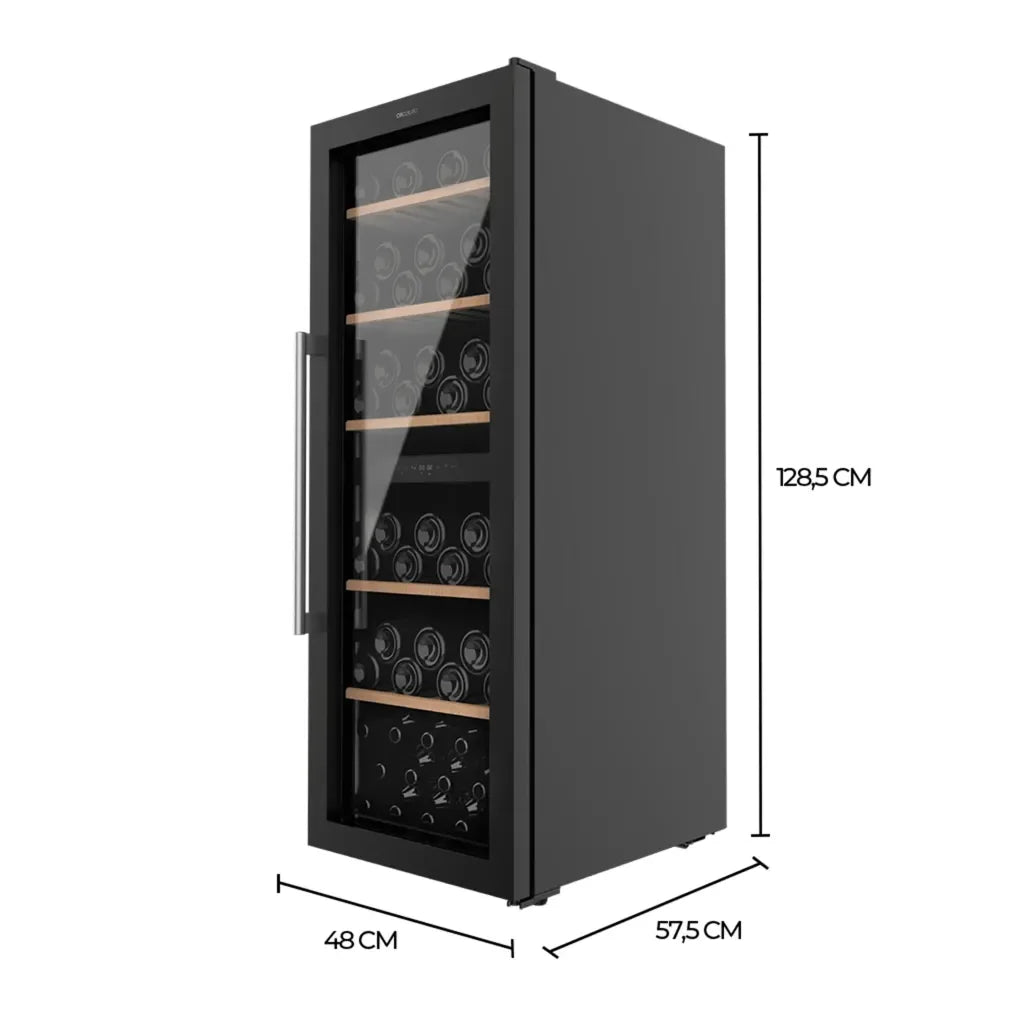 cecotec_02299_vinoteca_dual_77_botellas_con_compresor_y_luz_led_para_vinos_tintos_y_blancos_2
