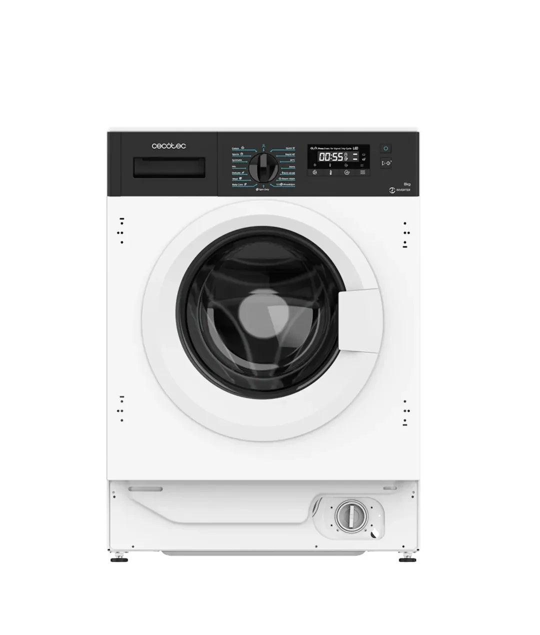 cecotec_02723_lavadora_integrable_8kg__1350rpm__eficiencia_a__motor_inverter__steammax__16_programas_0