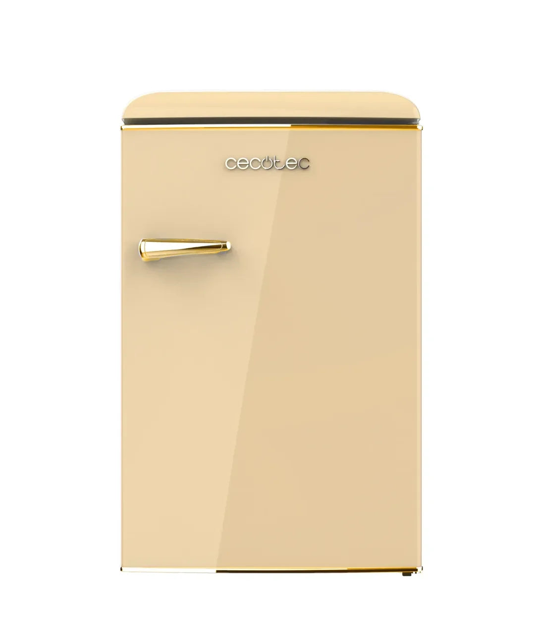 cecotec_02747_mini_frigorífico_retro_110l_beige_con_icebox_y_tirador_gold__clase_e_0