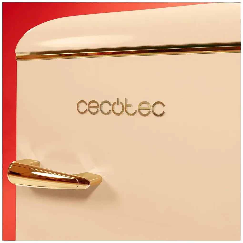 cecotec_02747_mini_frigorífico_retro_110l_beige_con_icebox_y_tirador_gold__clase_e_8