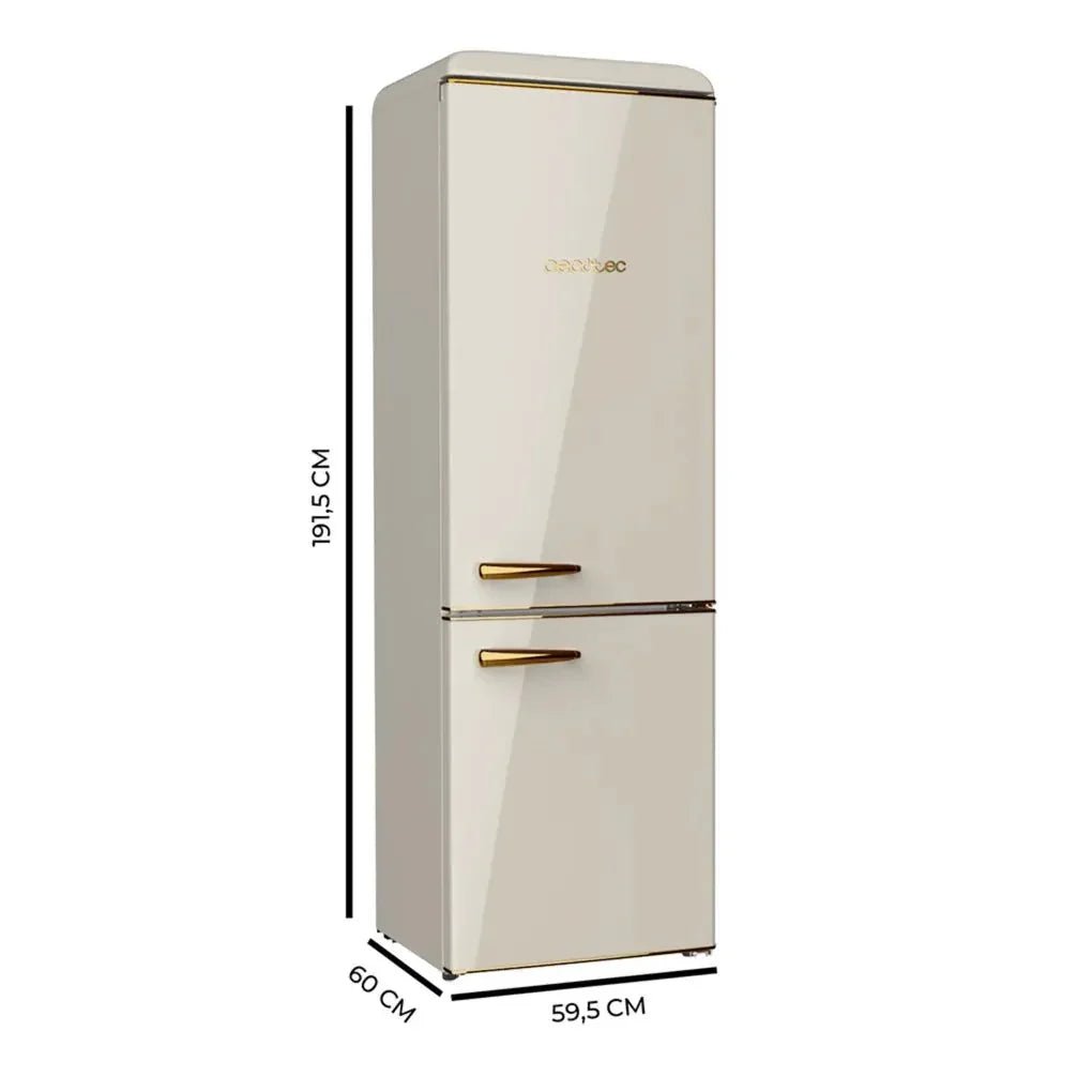 cecotec_02757_frigorífico_retro_300l_beige_e:_estilo__eficiencia_y_funcionalidad_avanzada_2