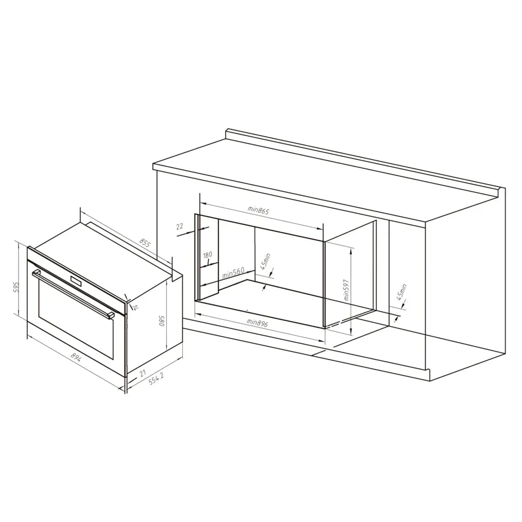 cecotec_02827_horno_integrable_inox_con_airfryer__11_funciones_y_133l_para_cocina_saludable_4