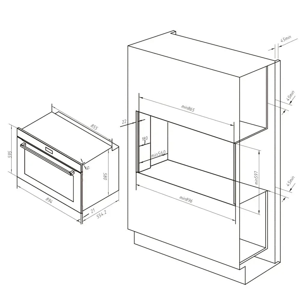 cecotec_02827_horno_integrable_inox_con_airfryer__11_funciones_y_133l_para_cocina_saludable_5
