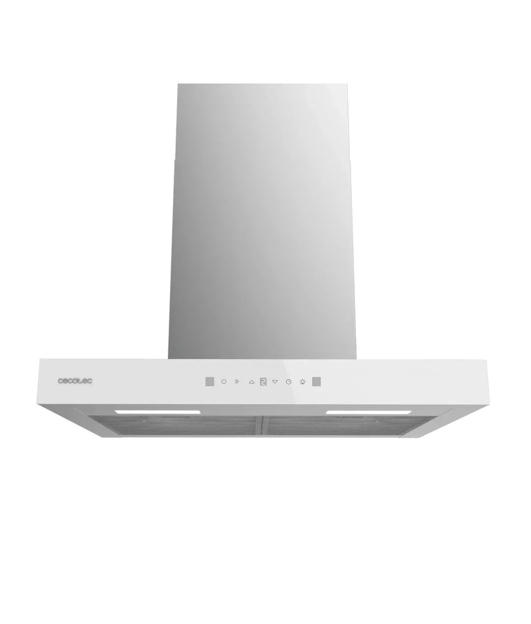 cecotec_02845_campana_extractora_60cm_cristal_blanco__succión_550m3_h__a++__control_táctil_0